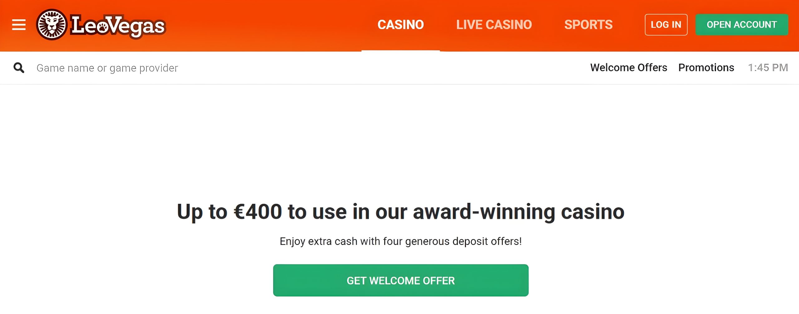 leovegas casino ontario